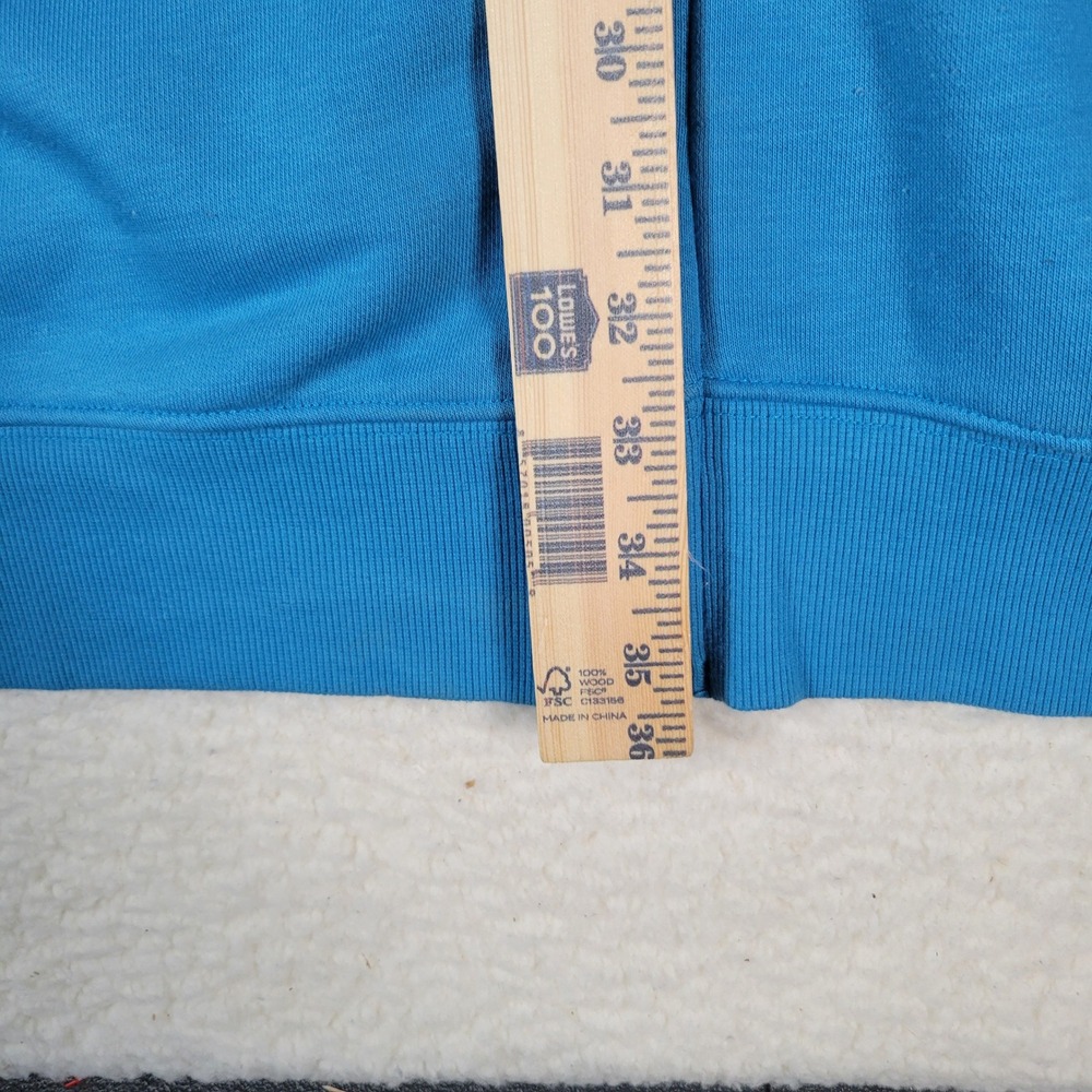 Amazon Essentials Zip Hoodie Mens 6XLT Blue French Terry Big Tall Long Sleeve - Picture 5 of 16